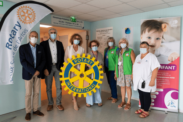 Visite du Rotary Club Noeux Soleil de l'Artois et de Choisir l'Espoir.